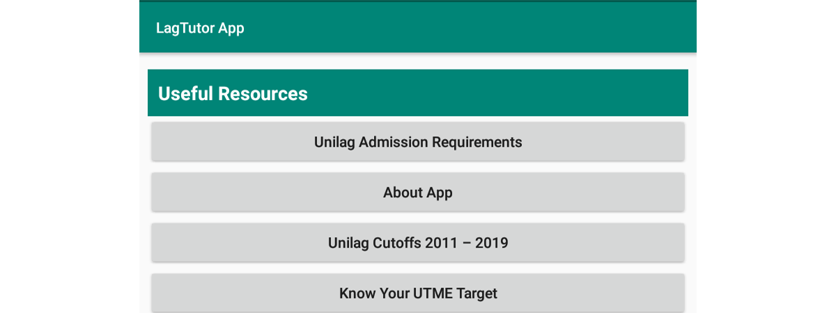 University of Lagos undergraduate specific admission requirements for Business Administration 2020