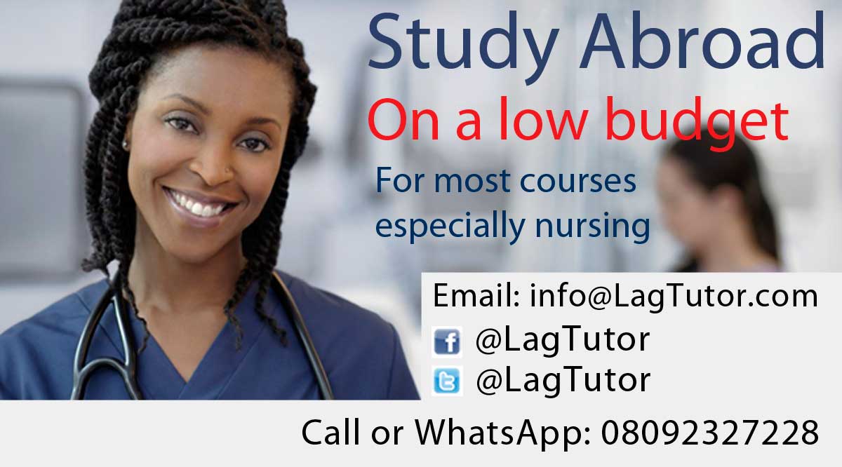 Application form for Admission into School of Nursing and other Schools of LUTH 2020-2021 Admission is on sale